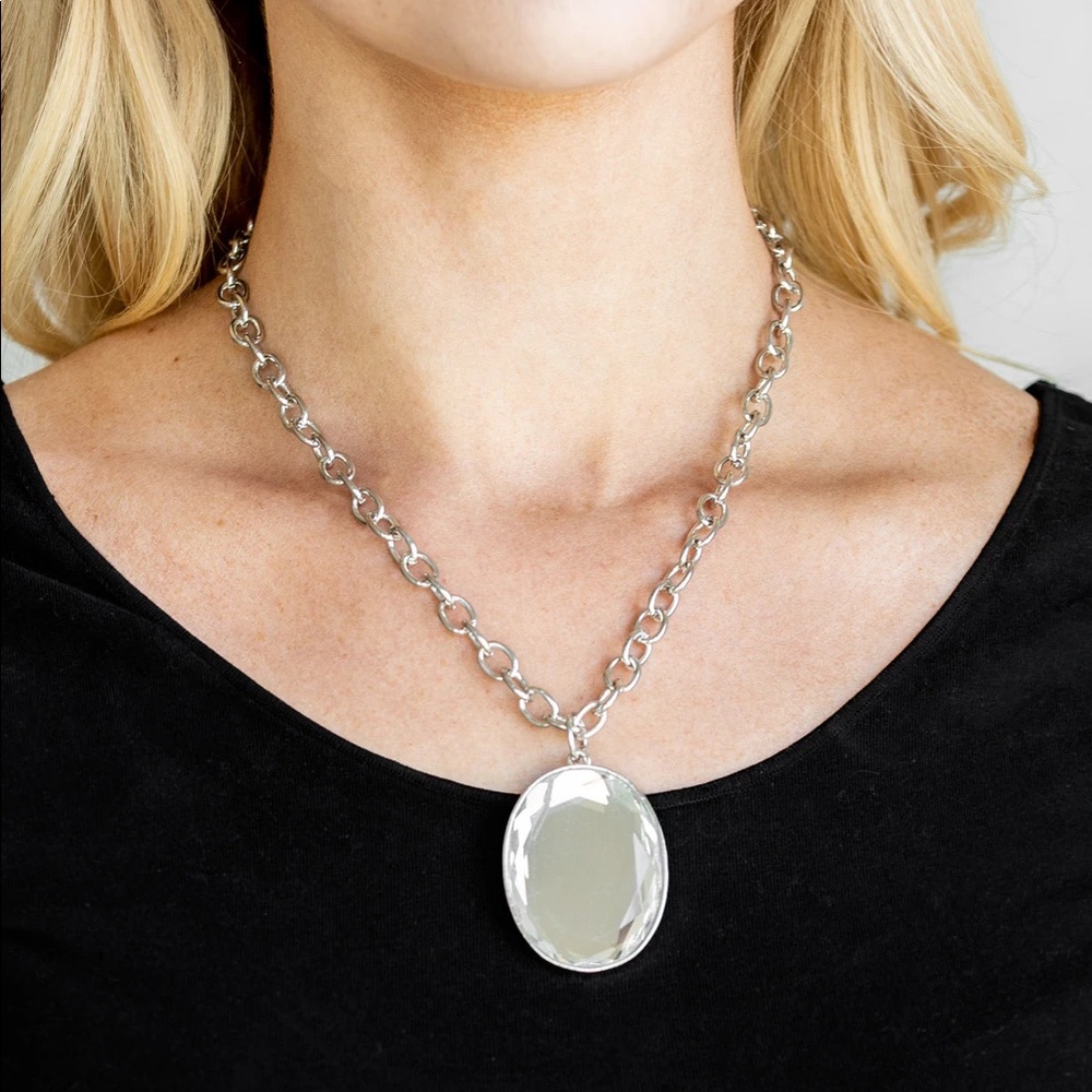 Clear Stone Necklace